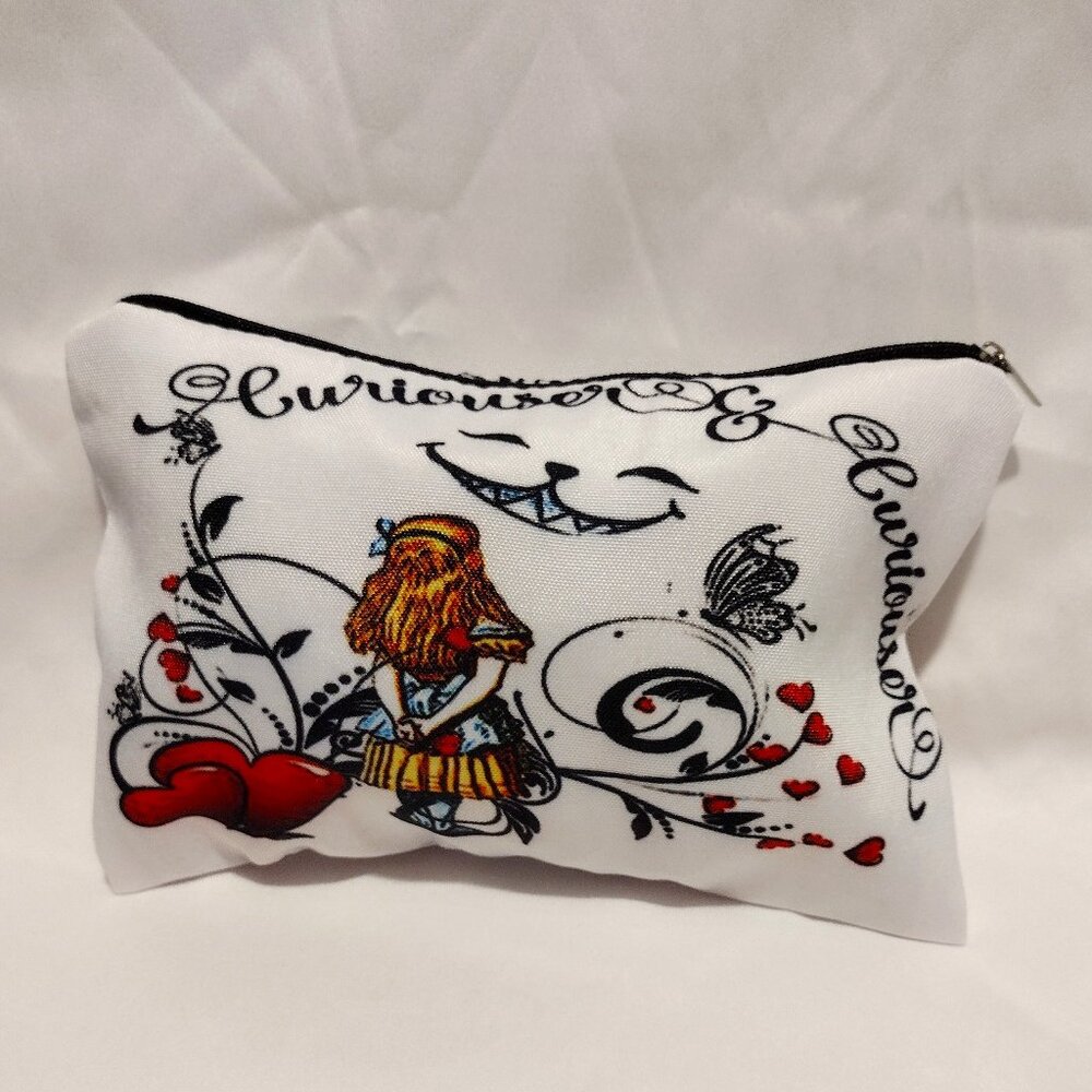 Alice "Curiouser & Curiouser" Versatile Carry-All Zipper Pouch